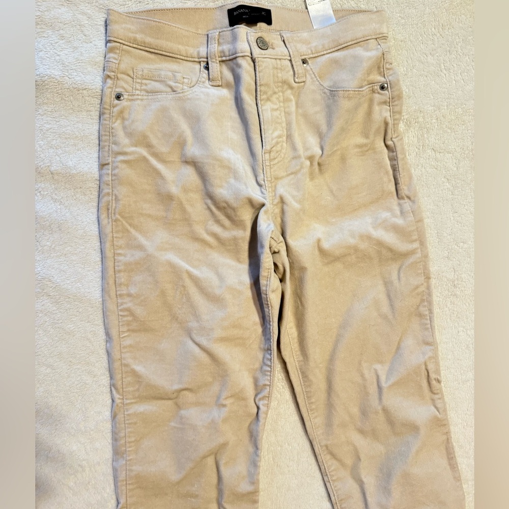 Banana Republic Factory slim fit velvet pants